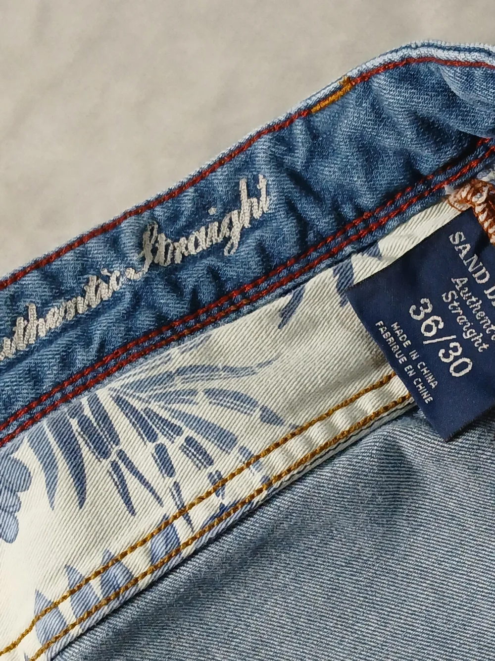 Tommy Bahama Sand Drifter Authentic Straight Jeans 36x29 Men's Tagged 36x30